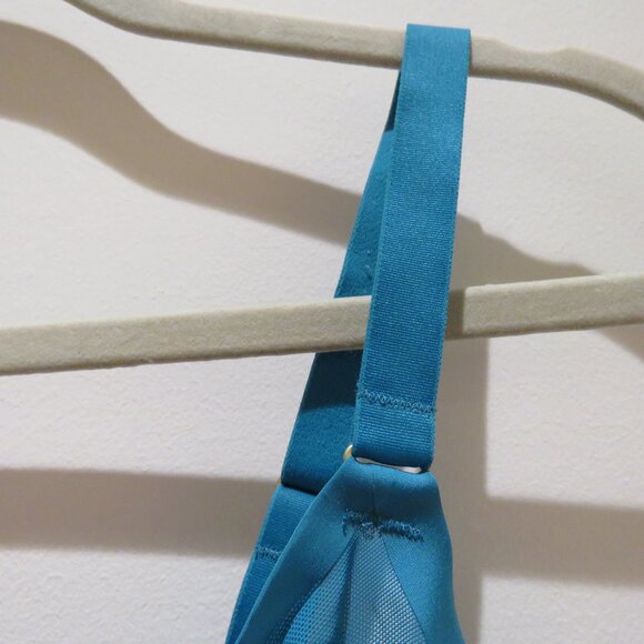 CUUP The Plunge Mesh Bra in Turquoise Teal - Size 34H - Picture 6 of 14